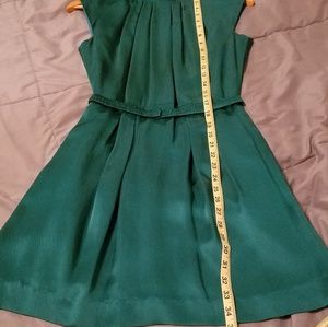 Antonio Melani green silk dress
